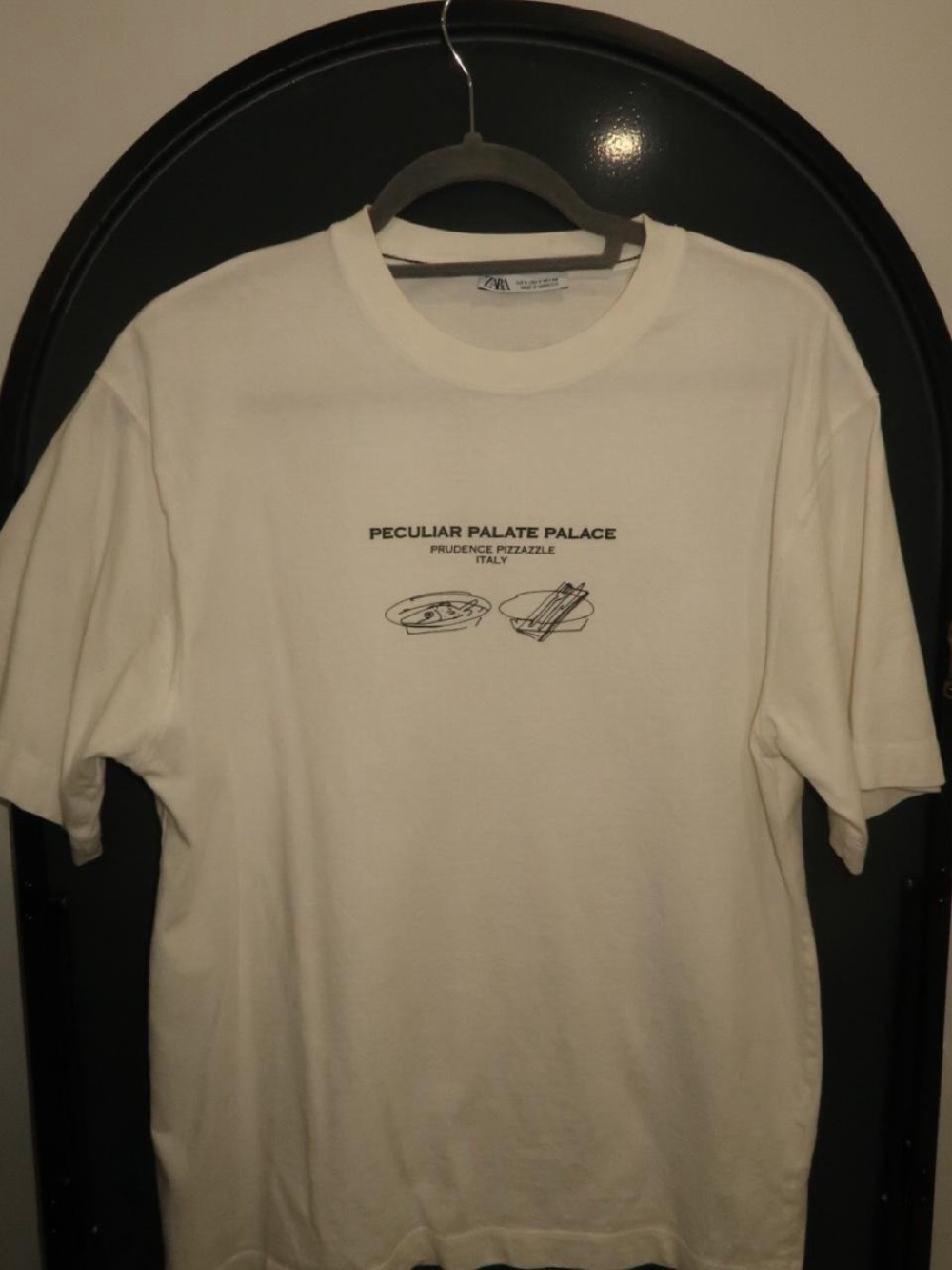 Mens Zara Graphic Tee - White